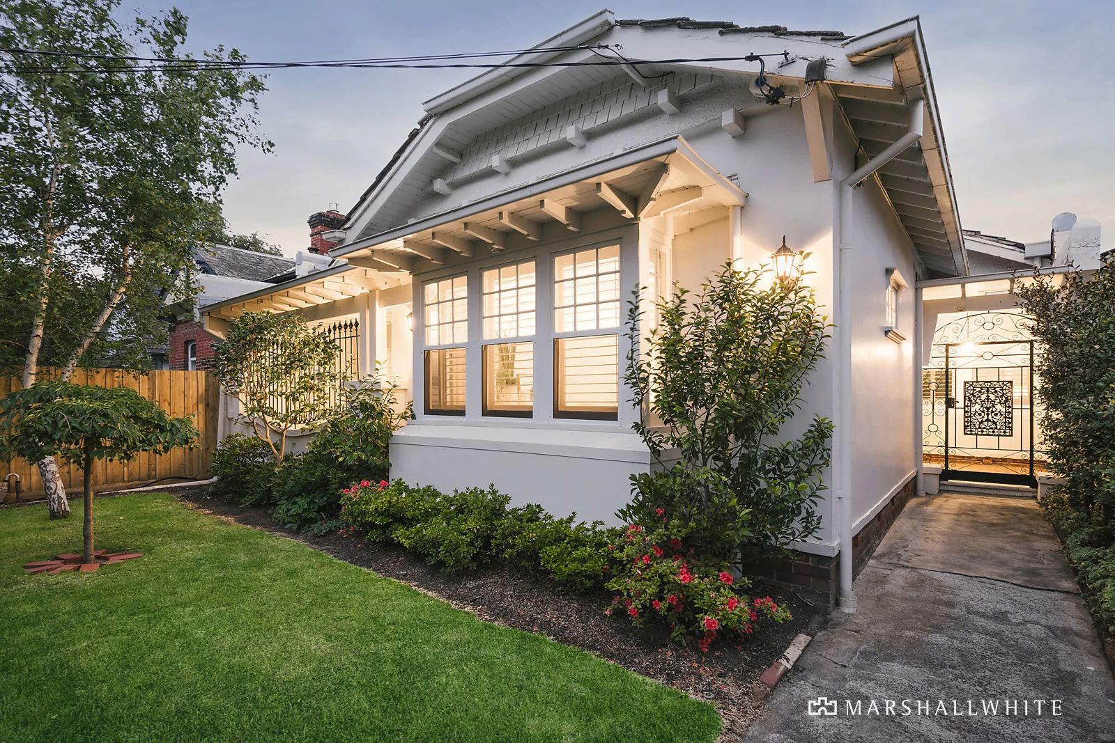 Front entry — week one