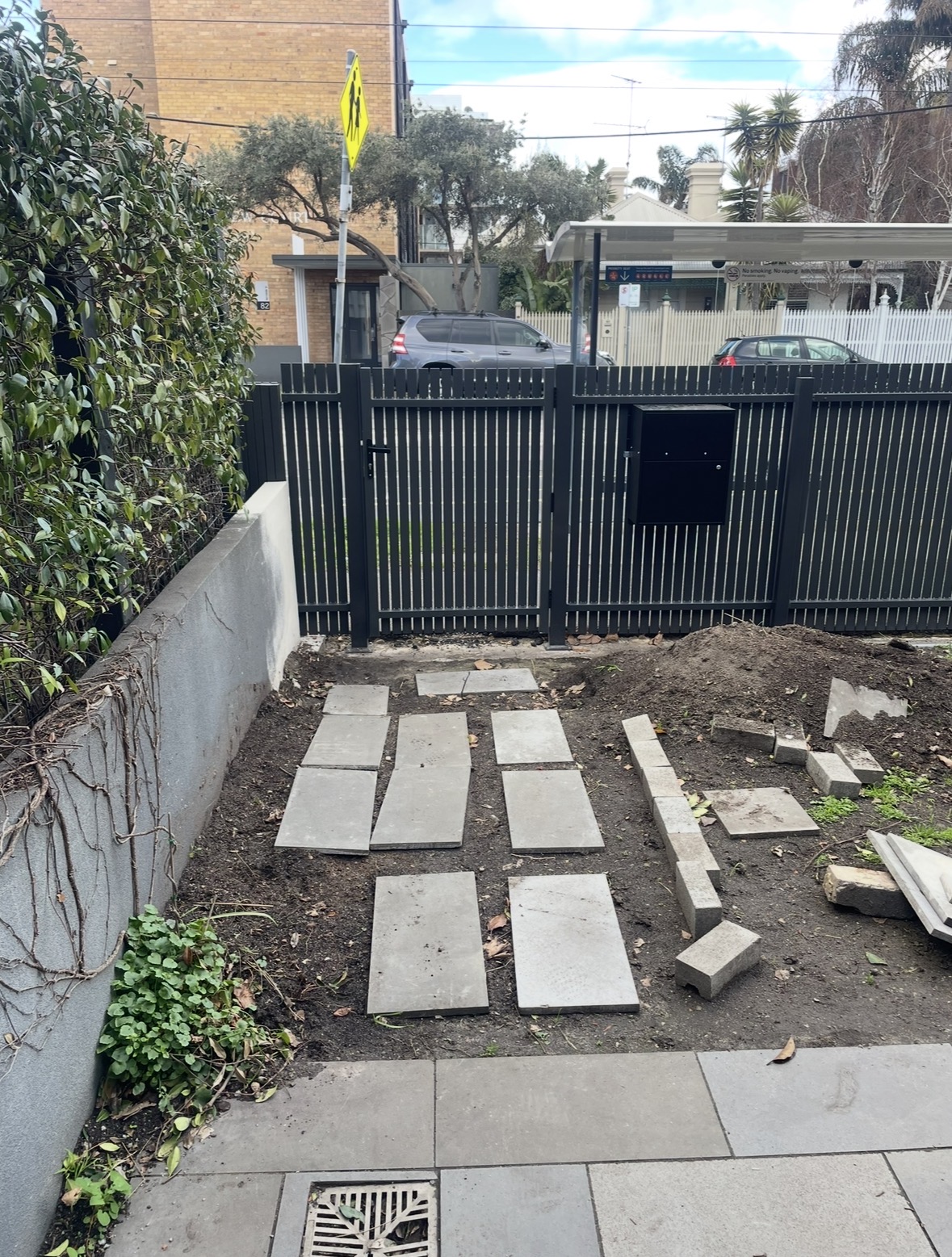 Patterson St Front Garden — additional view